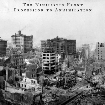 The Nihilistic Front - Procession To Annihilation (Album Cover)